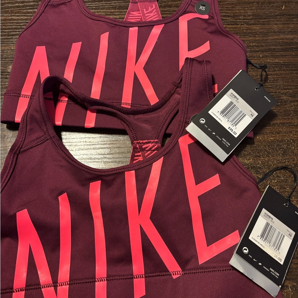 Nike Women's Burgundy Sports Bra